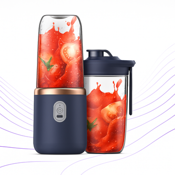6 Blades Electric Juicer Cup 2 Cups For Travel Portable Juicer Mixer Usb Charge Fresh Fruit Juice Personal Blender Smoothie
